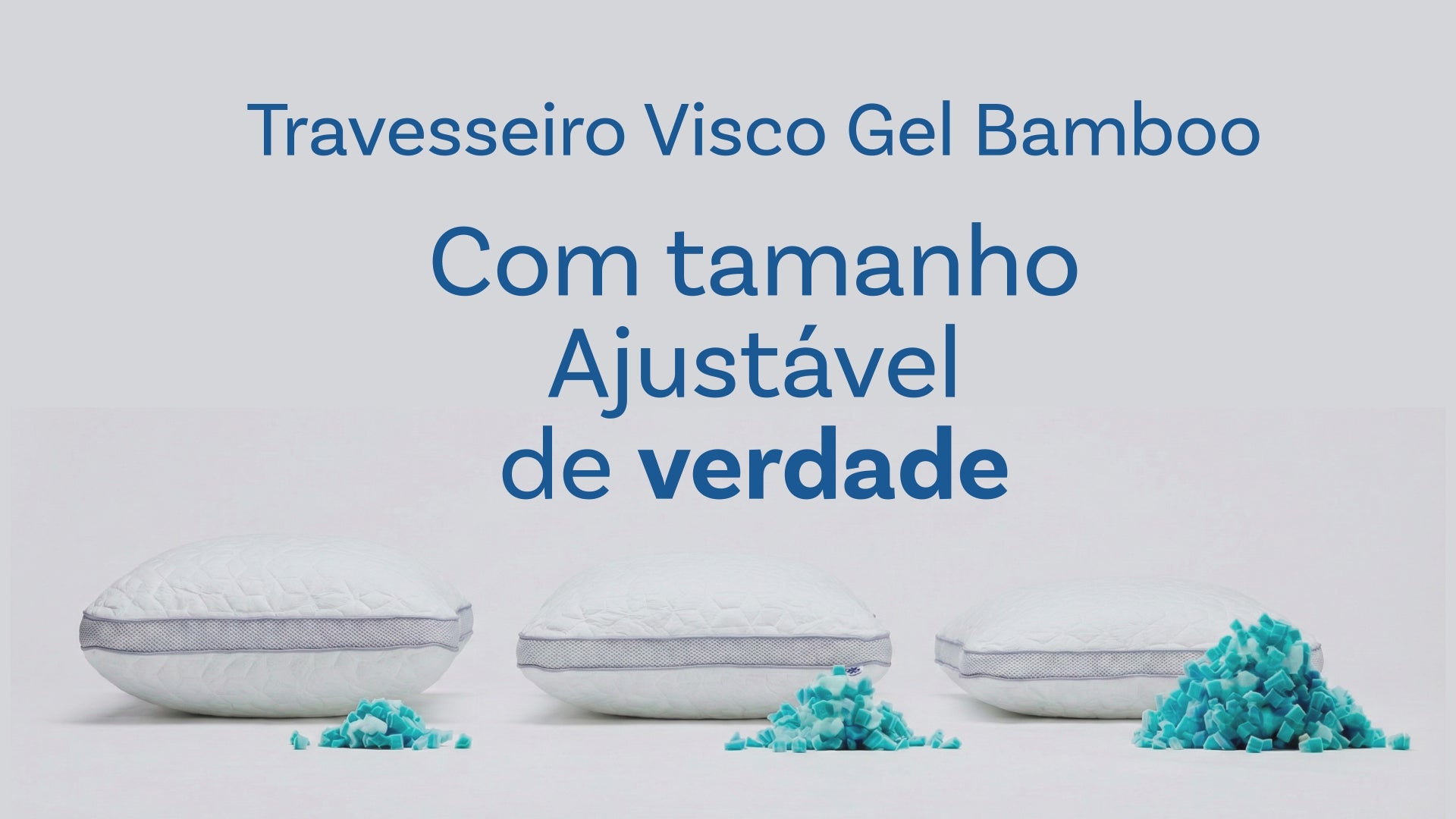 Travesseiro Viscogel Bamboo - Master Comfort