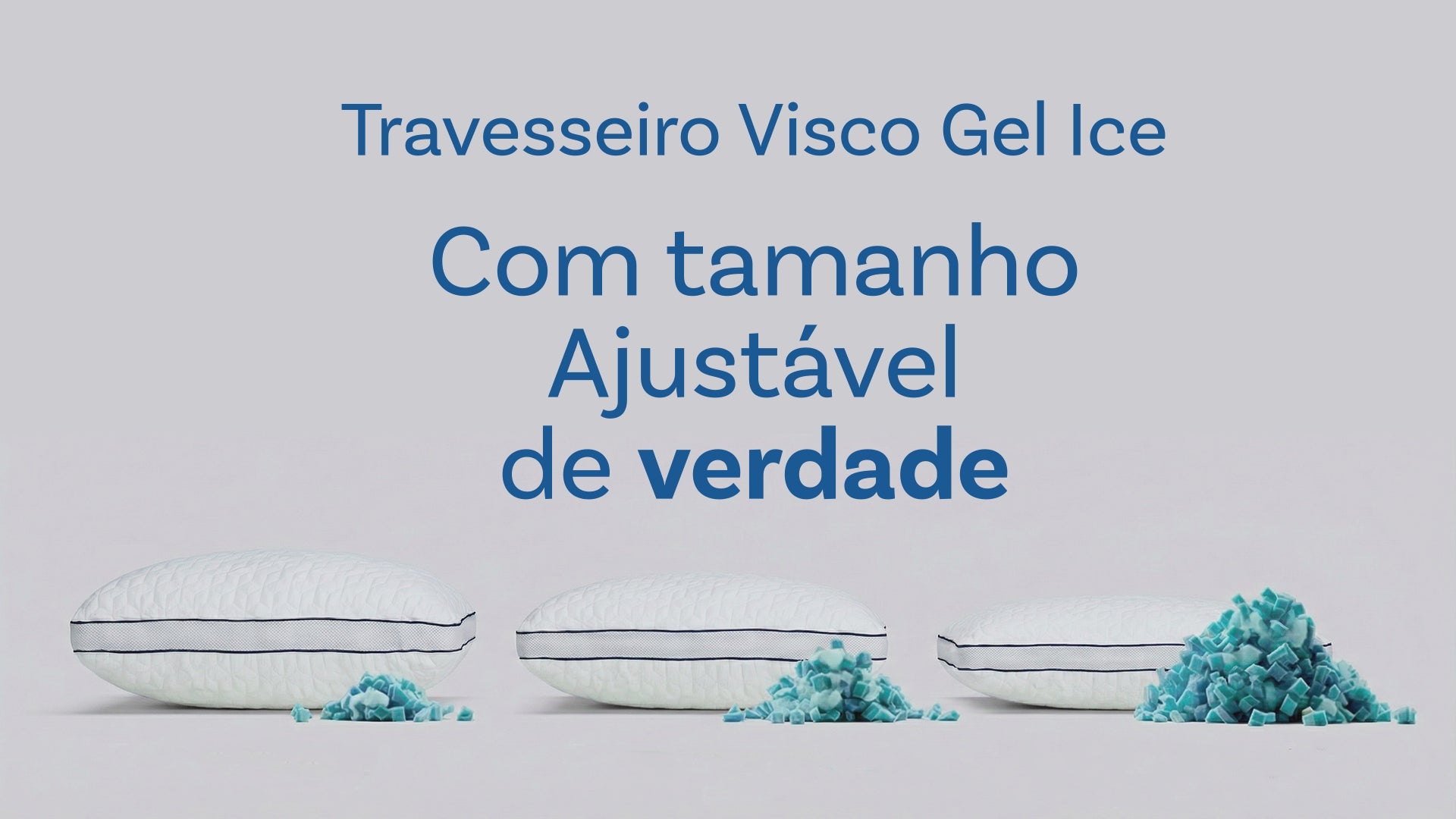 Travesseiro Viscogel Ice - Master Comfort